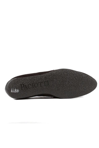 Cesare Paciotti Luxury Italian Men's Designer Shoes Vit Camoscio Black Suede Loafers (CPM3053)