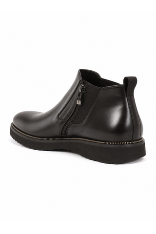 Cesare Paciotti Luxury Italian Men's Designer Shoes Vit Mat Black Leather Boots (CPM3056)