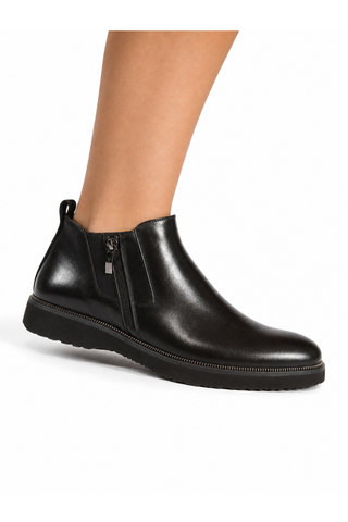 Cesare Paciotti Luxury Italian Men's Designer Shoes Vit Mat Black Leather Boots (CPM3056)