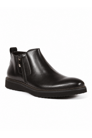 Cesare Paciotti Luxury Italian Men's Designer Shoes Vit Mat Black Leather Boots (CPM3056)