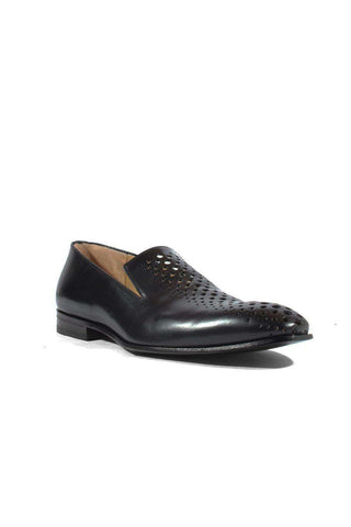 Cesare Paciotti Magic Baby Black Leather Loafers (CPM2653)