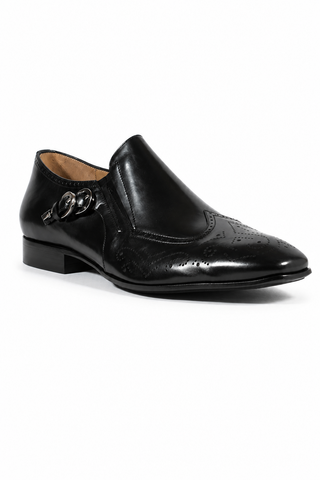 Cesare Paciotti Magic Baby Black Leather Loafers (CPM2664)