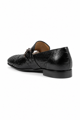 Cesare Paciotti Magic Baby Black Struz Leather Loafers (CPM2618)