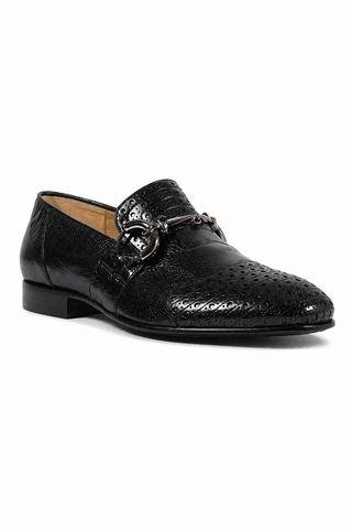 Cesare Paciotti Magic Baby Black Struz Leather Loafers (CPM2618)