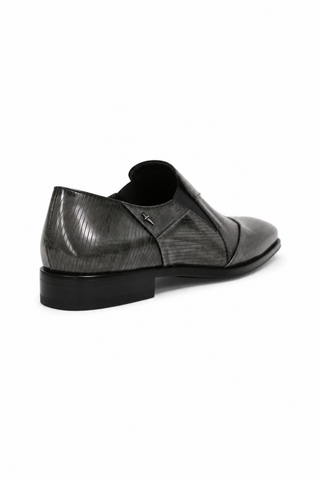 Cesare Paciotti Magic Old Antracite Leather Loafers (CPM2582)