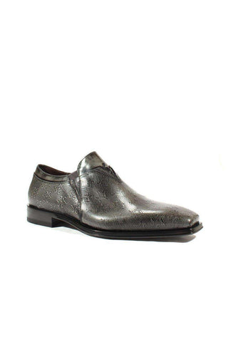 Cesare Paciotti Magic Old Antracite Leather Loafers (CPM2585)
