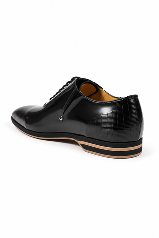Cesare Paciotti Magic Old Black Leather Oxfords (CPM2413)