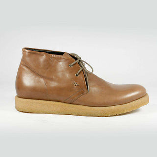 Cesare Paciotti Men Baby Soft Tortora Leather Ankle Boots (CPM2280)