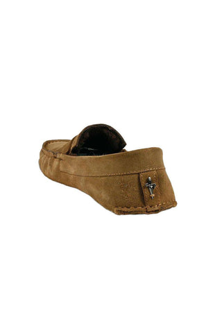 Cesare Paciotti Men Camoscio Castoro Brown Moccasins (CPM2214)