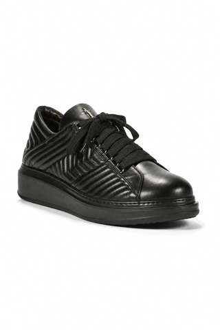 Cesare Paciotti Men's Black Napa Leather Sneakers(CPM5490)