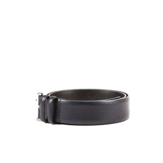 Cesare Paciotti Mens Leather Navy B. Lux Belt (CMB1000)-AmbrogioShoes