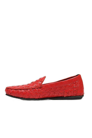 Cesare Paciotti Nappa Soft Red Moccassins (CPM5329)