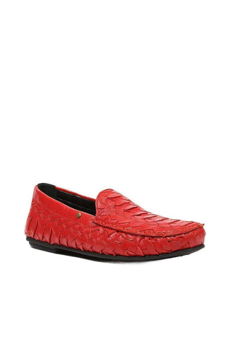 Cesare Paciotti Nappa Soft Red Moccassins (CPM5329)