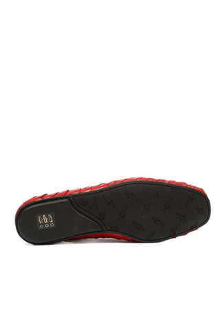 Cesare Paciotti Nappa Soft Red Moccassins (CPM5329)