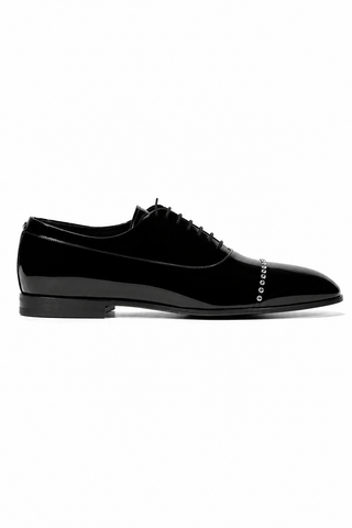 Cesare Paciotti Oxfords Patent Calf Black Formal Tuxedo Designer Formal Shoes (CPM5465)