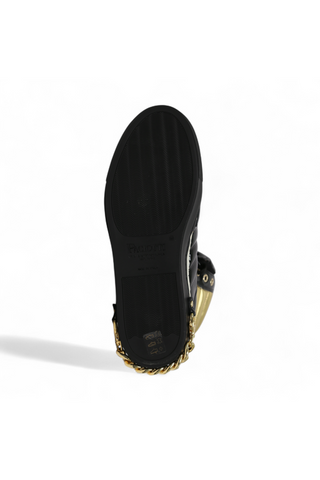Cesare Paciotti Patent Specc Oro Black Sneakers (CPM5029)