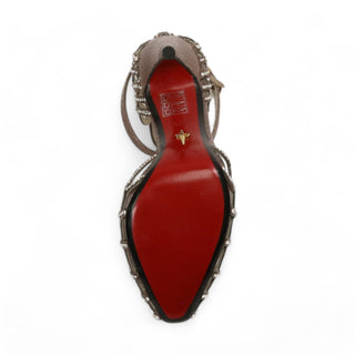 Cesare Paciotti Python Print Leather with Crystal High Heel Platforms (CPWCRY555)-AmbrogioShoes