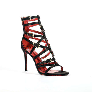 Cesare Paciotti Raso+Kid Black Sandals (CPW4613)