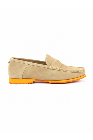 Cesare Paciotti Sabbia Suede Beige Moccasins (CPM2355)
