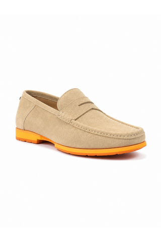 Cesare Paciotti Sabbia Suede Beige Moccasins (CPM2355)
