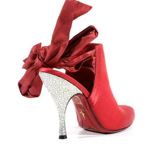 Cesare Paciotti Satin / Leather Crystalized Peep-Toe Sandals (CPWCRY310)-AmbrogioShoes