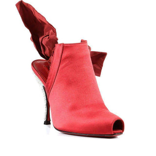 Cesare Paciotti Satin / Leather Crystalized Peep-Toe Sandals (CPWCRY310)-AmbrogioShoes