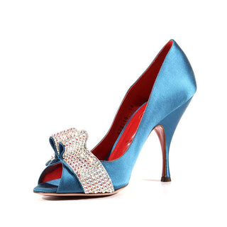 Cesare Paciotti Satin with Crystals Pumps (CPWCRY433)-AmbrogioShoes