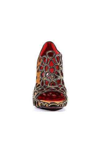 Cesare Paciotti Strassed Women's Leopard Embossed Designer Shoes (PACRY765110C)
