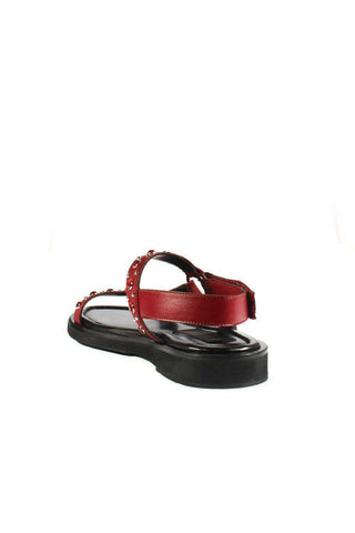 Cesare Paciotti Suede & Leather Buckle Sandal-AmbrogioShoes