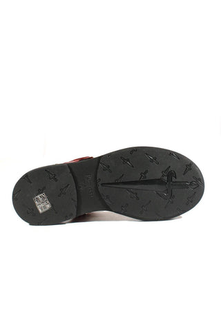 Cesare Paciotti Suede & Leather Buckle Sandal