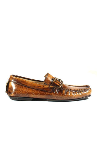 Cesare Paciotti Two-Tone Brown Leather Moccasins (CPM2350)