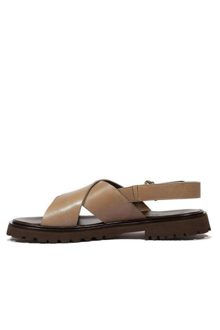 Cesare Paciotti Vacchetta Grey Taupe Sandals (CPM5100)