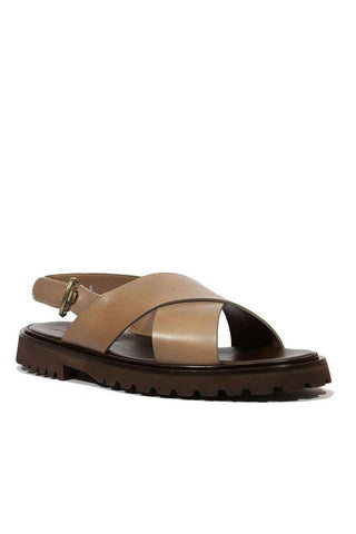 Cesare Paciotti Vacchetta Grey Taupe Sandals (CPM5100)