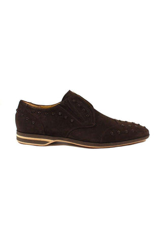 Cesare Paciotti Vit Cam Fondente Brown Suede Loafers (CPM2412)