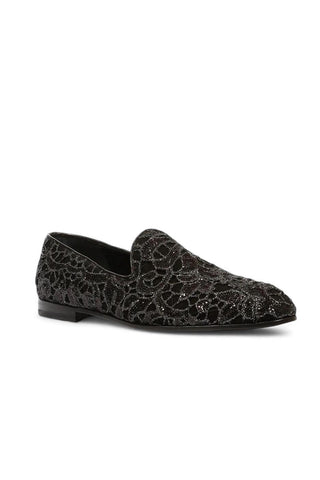 Cesare Paciotti Vit Cam Pizzo Black Loafers (CPM5357)