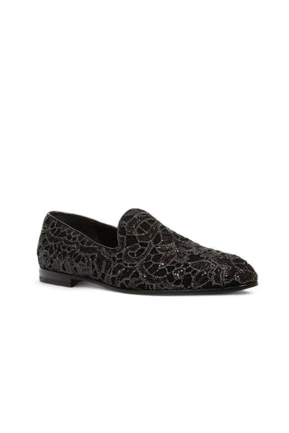 Cesare Paciotti Vit Cam Pizzo Black Loafers (CPM5357)