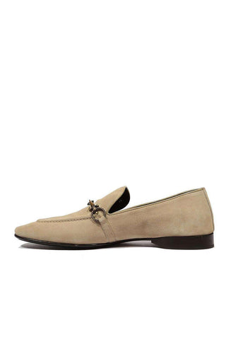 Cesare Paciotti Vit Camoscio Beige Sand Loafers (CPM5109)
