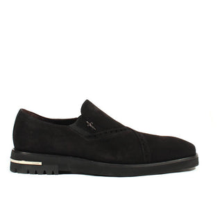 Cesare Paciotti Vit Camoscio Black I Suede Loafers (CPM2540)