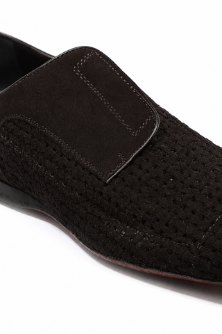 Cesare Paciotti Vit Camoscio Black Loafers (CPM5343)