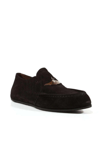 Cesare Paciotti Vit Camoscio Black Suede Loafers (CPM3053)
