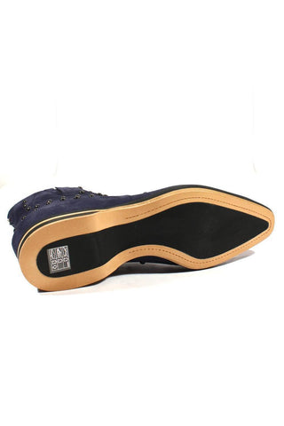 Cesare Paciotti Vit Camoscio Blue Suede Boots (CPM2409)