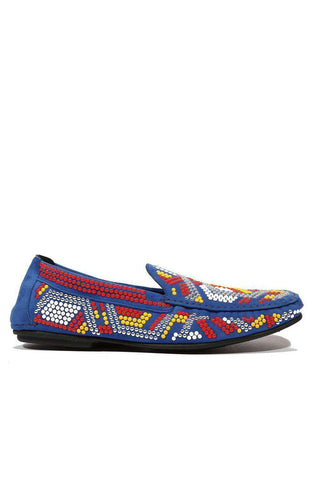 Cesare Paciotti Vit Camoscio Denim Blue Denim Loafers (CPM5128)