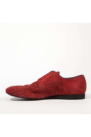 Cesare Paciotti Vit Camoscio Prugna Burgundy Loafers (CPM5342)