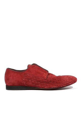 Cesare Paciotti Vit Camoscio Prugna Burgundy Loafers (CPM5342)