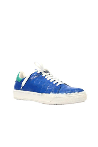 Cesare Paciotti Wimbledon Cocco Lux Denim Blue Sneakers (CPM5346)