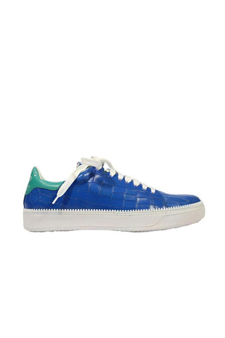 Cesare Paciotti Wimbledon Cocco Lux Denim Blue Sneakers (CPM5346)