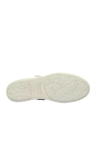 Cesare Paciotti Wimbledon Nappa Bianco Patent White Green Sneakers (CPM5120)