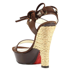 Cesare Paciotti Women Designer Shoes Brown High-Heel Platforms (CPW540)