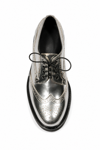 Cesare Paciotti Women's 308 Madison Grey Mirror Fucile Sneakers Designer Shoes (CPW4623)