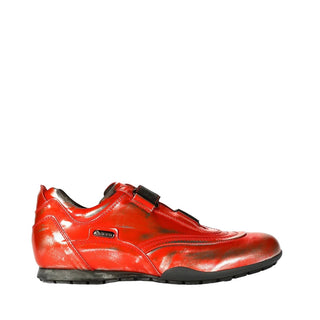 Cesare Paciotti Women's 4US Metallic Red Velcro Sneakers (CPW4USM02)